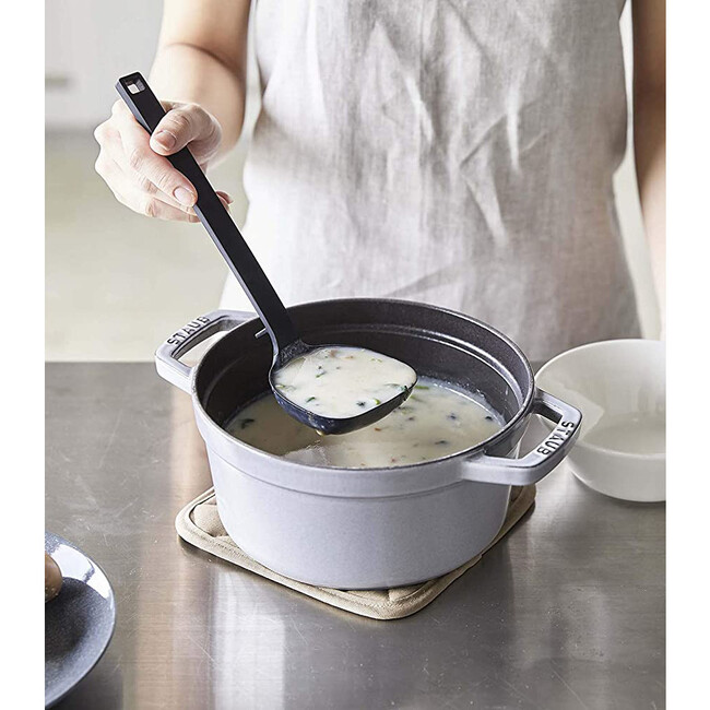 Floating Soup Ladle, Black