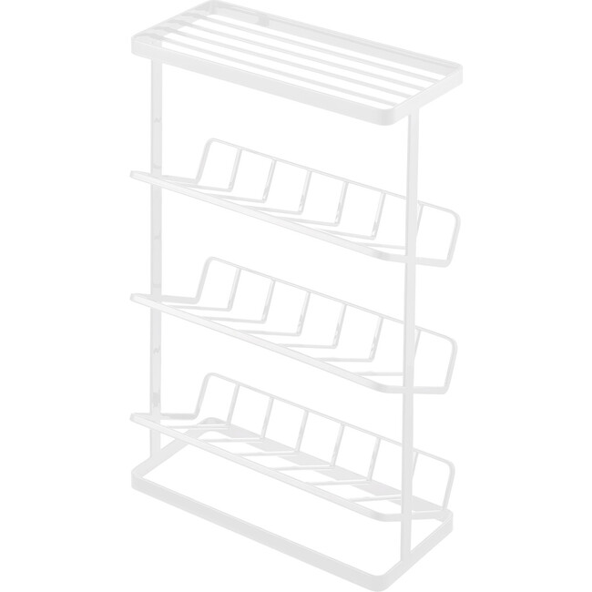 Freestanding Shower Caddy, White - Storage - 1