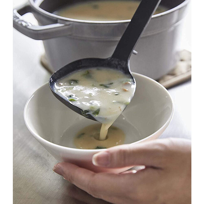 Floating Soup Ladle, Black - Storage - 3