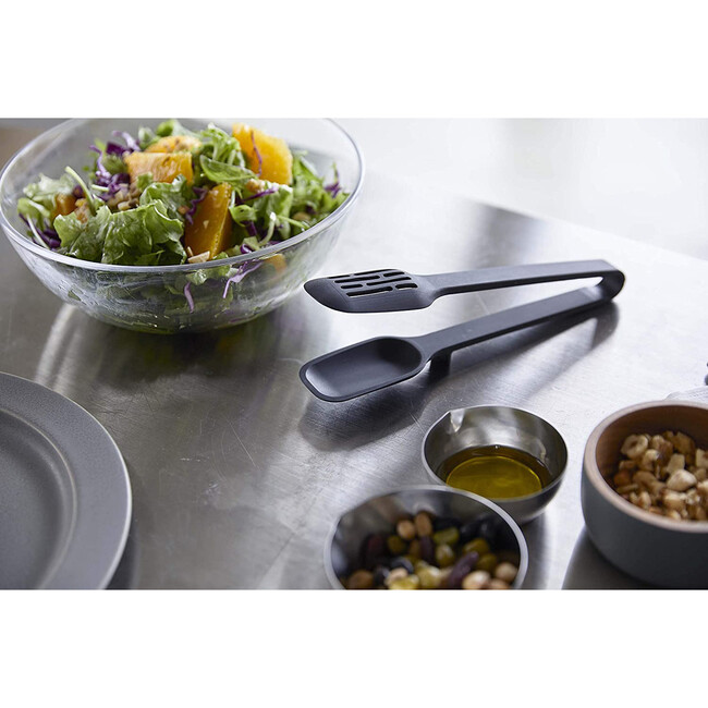 Floating Slotted Tongs, Black - Storage - 2