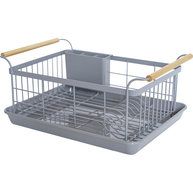 Dish Drainer Rack, Gray - Storage - 1