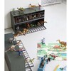 Dinosaur Toy Storage & Display Case Rack, Green - Storage - 2