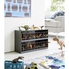 Dinosaur Toy Storage & Display Case Rack, Green - Storage - 3