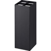 Compact 4-Compartment Umbrella Stand, Black - Storage - 1 - thumbnail