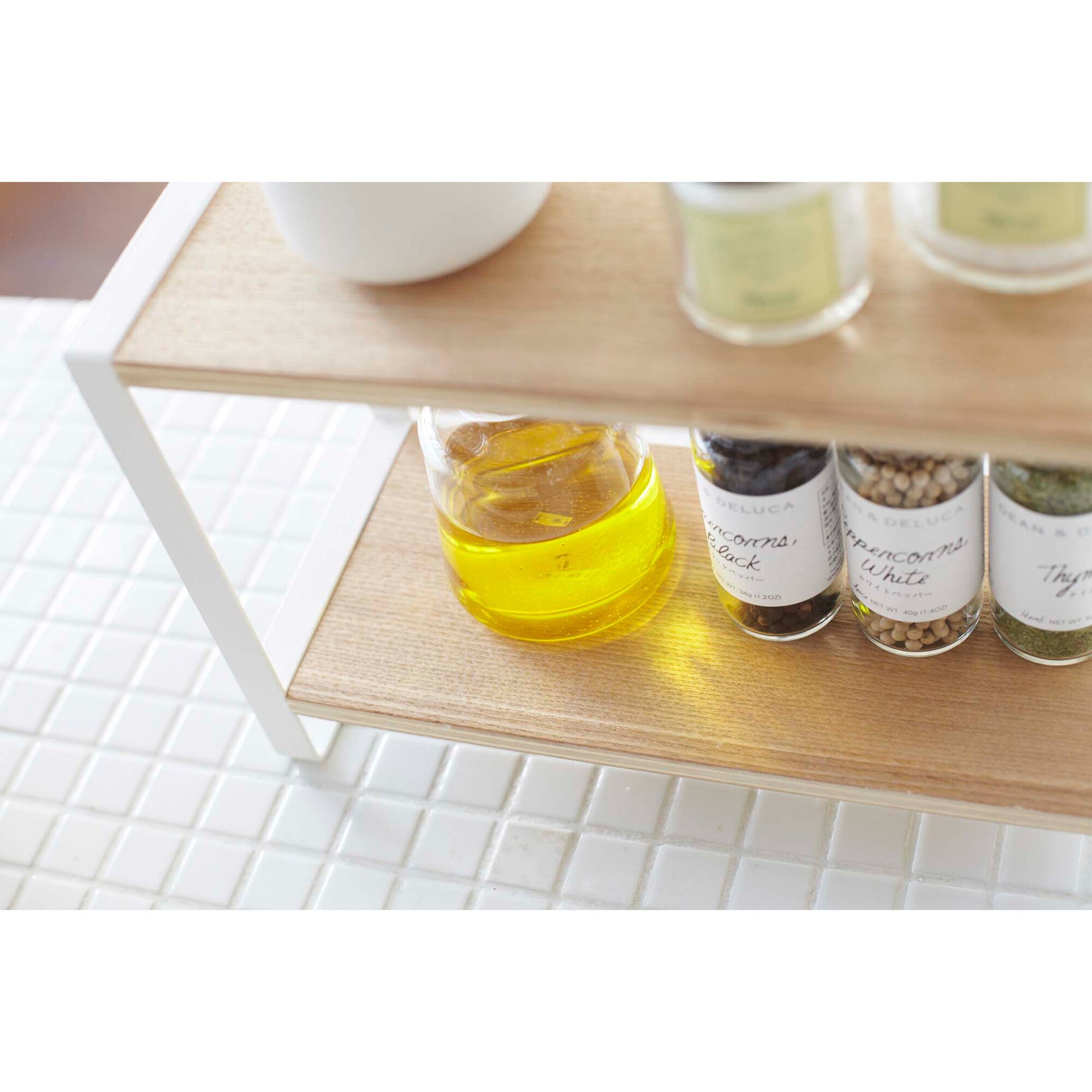 Countertop Spice Rack White Yamazaki Home Maisonette