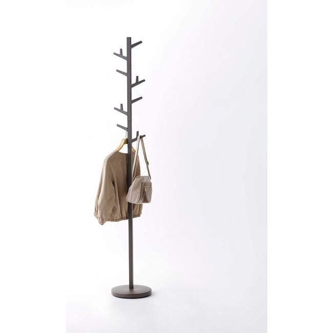 Coat Hanger With Rotating Branches, Walnut - Storage - 2