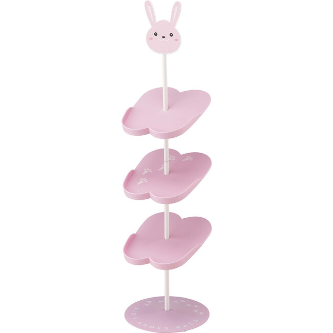 Bunny Kids Shoe Rack, Pink