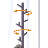 Coat Hanger With Rotating Branches, Walnut - Storage - 4