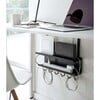 Under-Desk Cable & Router Holder/Storage Rack, Black - Storage - 1 - thumbnail