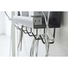 Under-Desk Cable & Router Holder/Storage Rack, Black - Storage - 4