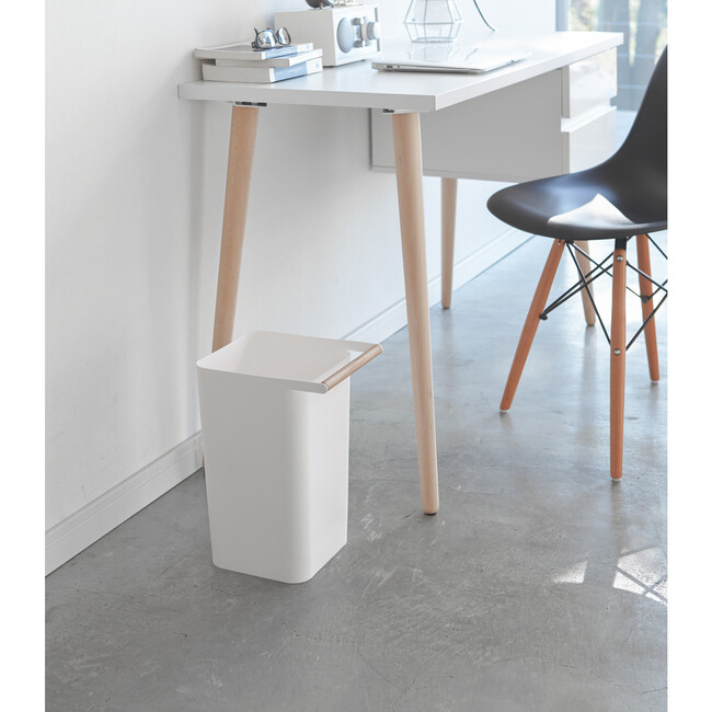 Trash Can, White - Storage - 3