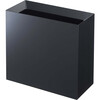 Tall Rectangular Trash Can, Black - Storage - 1 - thumbnail