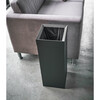 Tall Trash Can, Black - Storage - 3