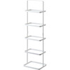 Tall 5-Stack Shoe Rack, White - Storage - 1 - thumbnail