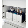 Tall Under Cabinet Storage Shelves, Black (Set of 2) - Storage - 2