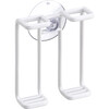 Suction Cup Mounted Toothbrush Holder, White - Storage - 1 - thumbnail