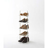 Tall 5-Stack Shoe Rack, White - Storage - 2