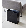 Tall Rectangular Trash Can, Black - Storage - 3