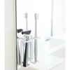 Suction Cup Mounted Toothbrush Holder, White - Storage - 2