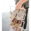 Tall 5-Stack Shoe Rack, White - Storage - 4