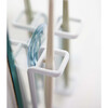 Suction Cup Mounted Toothbrush Holder, White - Storage - 3