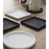 Square Silicone Coaster, White (Set of 6) - Storage - 2