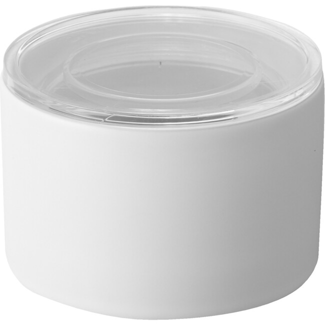 Small Ceramic Food Canister, White