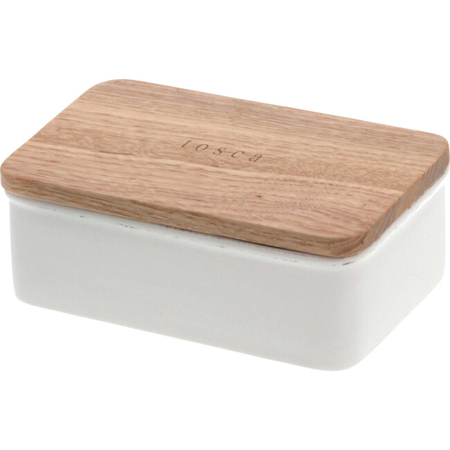 Small Butter Dish, White - Storage - 1