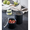 Small Ceramic Food Canister, Black - Storage - 2