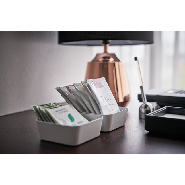 Small Vanity/Amenity Tray, White - Storage - 4