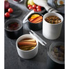 Small Ceramic Food Canister, Black - Storage - 3