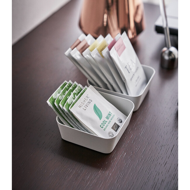 Small Vanity/Amenity Tray, White - Storage - 5