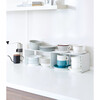 Small Stackable Kitchenertop Shelf/Rack, White - Storage - 5
