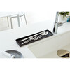 Sink Side Glass Drainer, Black - Storage - 4