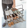 Short & Wide 3-Stack Shoe Rack, Black - Storage - 3