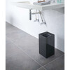 Short Square Trash Can, Black - Storage - 3