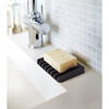 Self-Draining Soap Tray, Black - Storage - 3