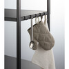 Short 3-Tier Steel Storage Rack, Black - Storage - 4