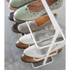 Short & Wide 3-Stack Shoe Rack, White - Storage - 3