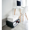 Rolling Desktop Printer Stand, Black - Storage - 2