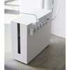 Rolling Cable Management Rack, White - Storage - 1 - thumbnail