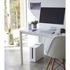 Rolling Cable Management Rack, White - Storage - 2