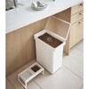 Rolling Airtight Extra Large Pet Food Storage Container 12kg, White - Storage - 2