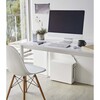Rolling Cable Management Rack, White - Storage - 3