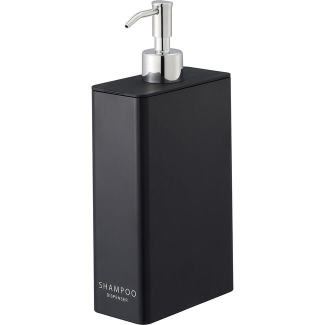 Rectangular Shampoo Dispenser, Black