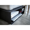 Rolling Desktop Printer Stand, Black - Storage - 4
