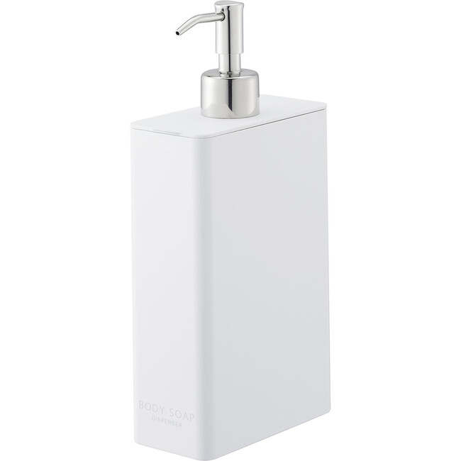 Rectangular Body Soap Dispenser, White - Storage - 1