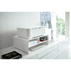 Rolling Desktop Printer Stand, White - Storage - 3