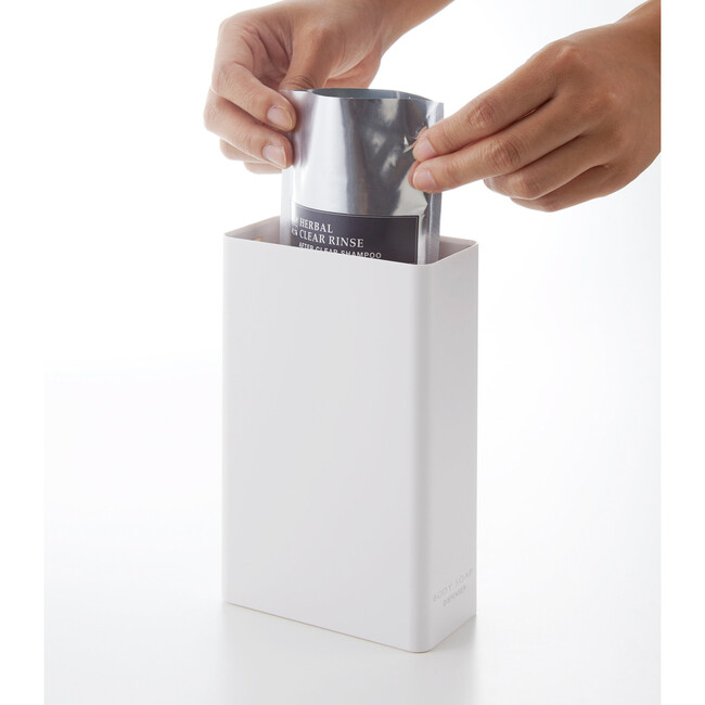 Rectangular Body Soap Dispenser, White - Storage - 3
