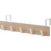 Over-The-Door Hook 5 Hooks, Ash - Storage - 1 - thumbnail